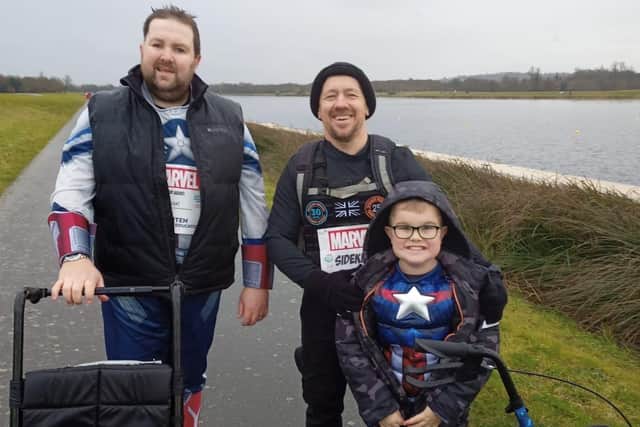 Paul with Graham and Graham's son Reuben.