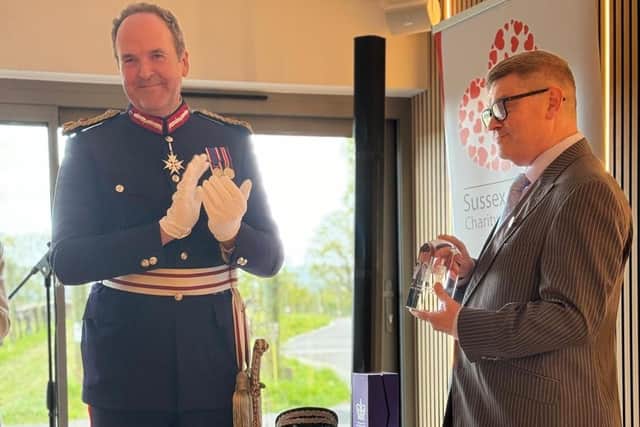 Lord-Lieutenant of East Sussex and Mr David Fraser.