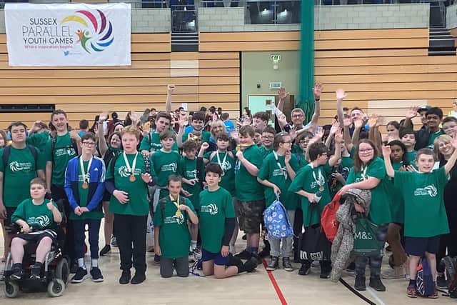 Some 48 students from Key Stage 3 at Woodlands Meed in Burgess Hill took part in the Parallel Youth Games