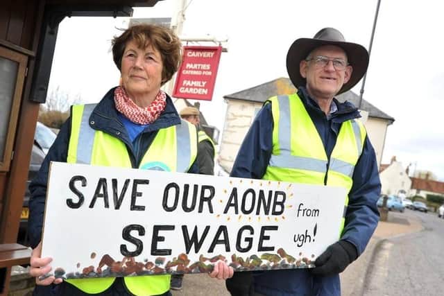 Hundreds of protestors lined the streets of the Chichester district on Saturday (March 25) to protest the urbanisation of Chichester Harbour.