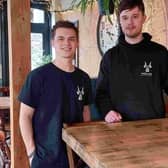 Three Acre Brewery directors Chester Broad and Jamie Newton