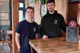 Three Acre Brewery directors Chester Broad and Jamie Newton