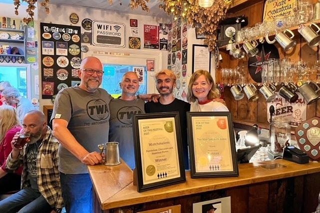 Watchmakers Arms is Sussex Pub of the Year