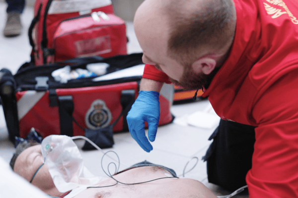 Latest figures reveal people in SECAmb’s region are more likely to survive an out-of-hospital cardiac arrest than the average for England. Picture courtesy of South East Coast Ambulance Service NHS Foundation Trust