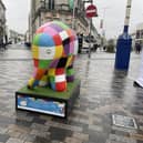Elmer the Patchwork Elephant has come to Eastbourne for a celebratory anniversary visit – and has brought  11 of his Elmer friends with him for Elmer’s Art Parade Eastbourne. Picture: Megan Baker