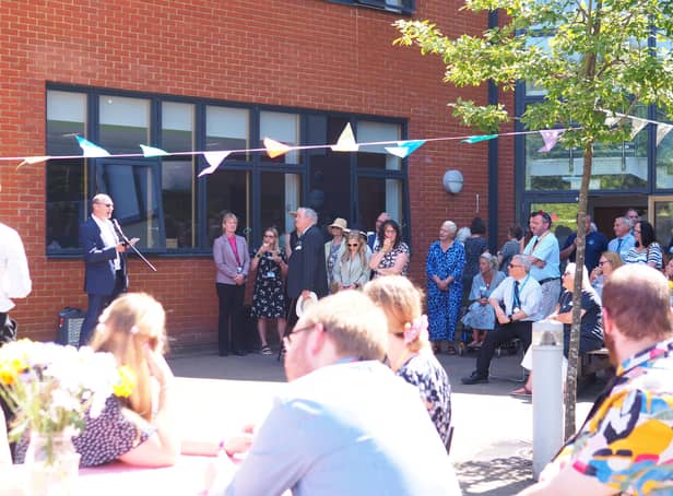 Midhurst Rother College hosted a tea party to celebrate the 350-year anniversary of the Gilbert Hannam Education Foundation.