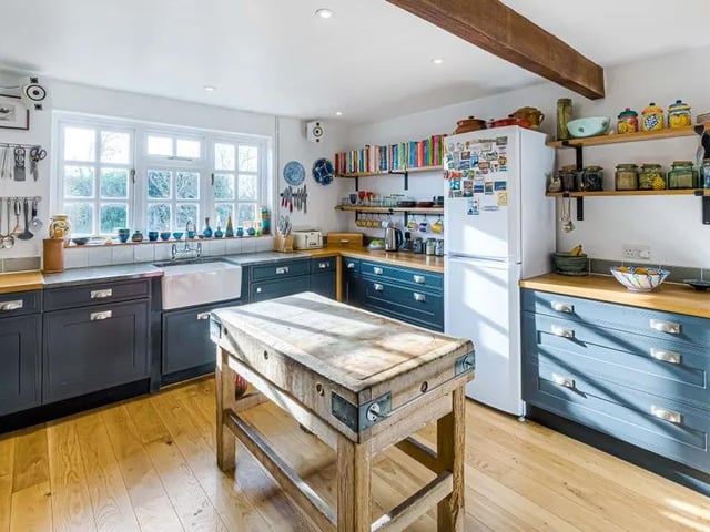 The characterfully-equipped kitchen gives you plenty of space to work.