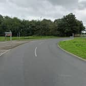 The A259 near East Preston is partially blocked. Photo: Google Street View