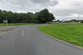 The A259 near East Preston is partially blocked. Photo: Google Street View