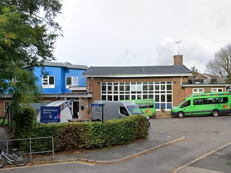 Hill Park School in Foredown Road, Portslade, Brighton, BN41 2FU.
