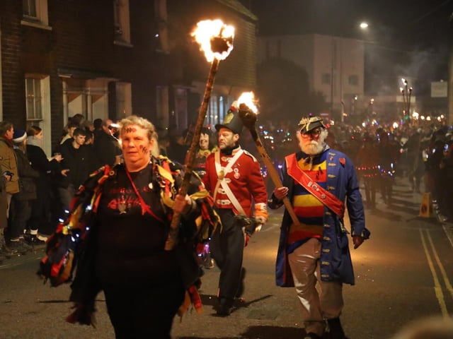 Rye Bonfire 2024. Photo by Andrew Clifton