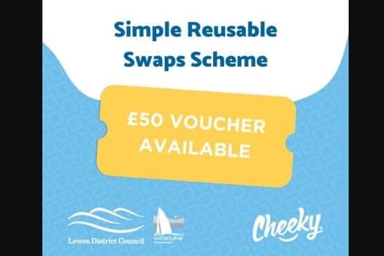Lewes District Council offers £50 voucher for reusable products at Cheeky Wipes to parents with young children. Photo: Cheeky Wipes