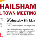 Halsham Annual Town (Electors') Meeting - Wednesday 8th May