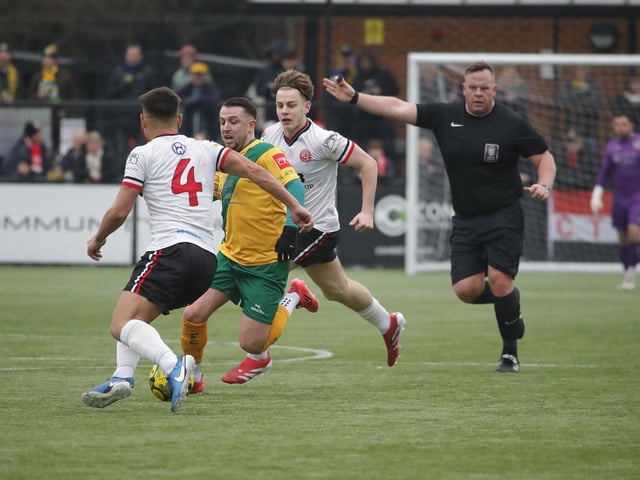 Promotion-chasing Horsham FC were held to a 1-1 draw at home by visiting Chatham Town