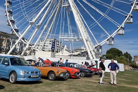 Around 200 cars took part in West Sussex MG Owners Club's 32nd South Downs Run from Arundel Park to Eastbourne, following a route through the picturesque Sussex countryside
