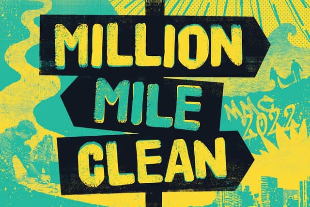 Poster for the Million Mile Beach Clean.