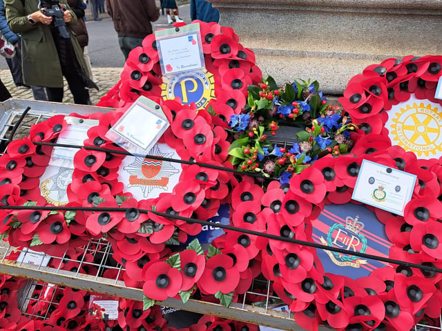 Eastbourne Remembrance service. Picture by Bob Newton