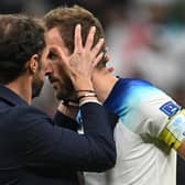 Gareth Southgate and Harry Kane at the end of the defeat to France | Picture: Getty