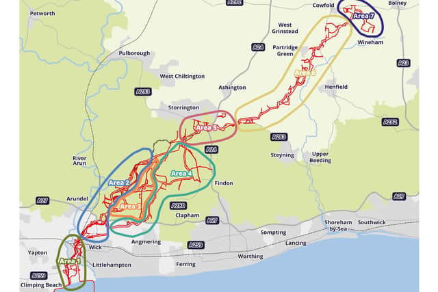 The Rampion 2 cable route change areas, which can be explored in detail on the www.rampion2.com website from October 18