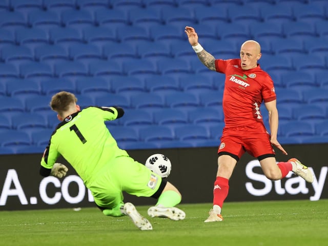 Action and celebrations as Worthing take on Bognor Regis Town in the Sussex Senior Cup final at the Amex Stadium - and win 8-7 on penalties