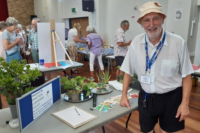 David Herson, chair, runs the Practical Gardening group, which meets on the second Monday each month