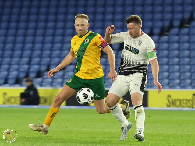 James Hammond’s majestic 95th minute free-kick clinched Horsham FC’s first league and Sussex Transport Senior Cup double in the club’s history.