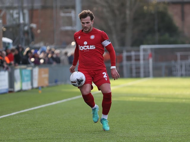 Action from Worthing's home loss to Taunton Town in National League South