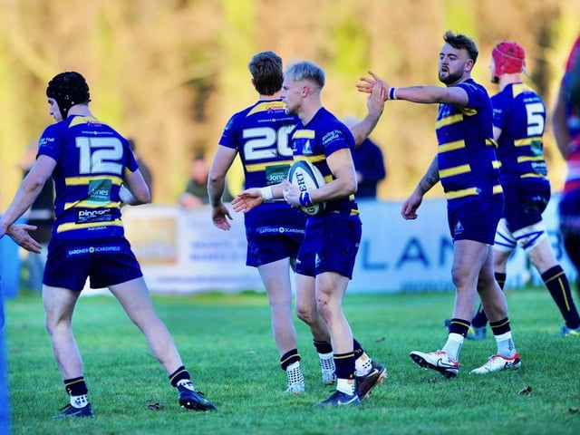 Action from Worthing Raiders v Tonbridge Juddians in National two east