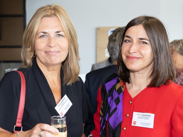 Julia Roberts Director of Culture Shift with Lili Simmonson of Enthum Foundation.