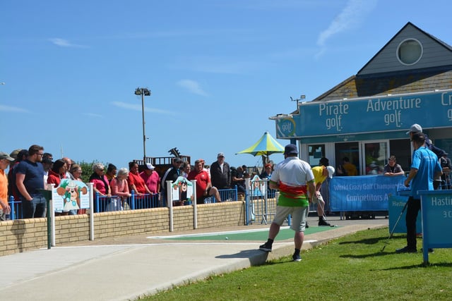 Nearly 250 players competed at the World Crazy Golf Championship in Hastings in the largest ever UK field for a Crazy Golf tournament.