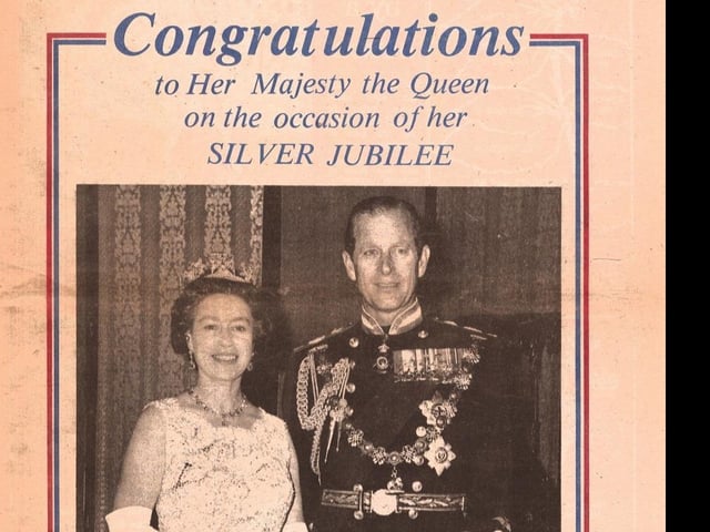 The Silver Jubilee pullout published by the County Times in 1977