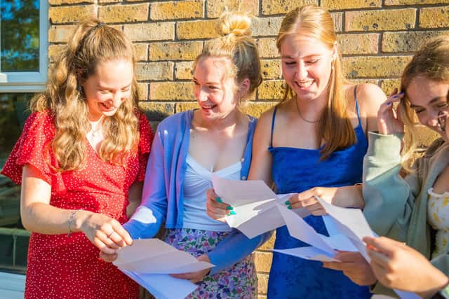 Burgess Hill Girls is celebrating after 82 per cent of A level grades were awarded at A*, A or B.