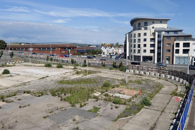 The Teville Gate site is now cleared and awaiting redevelopment