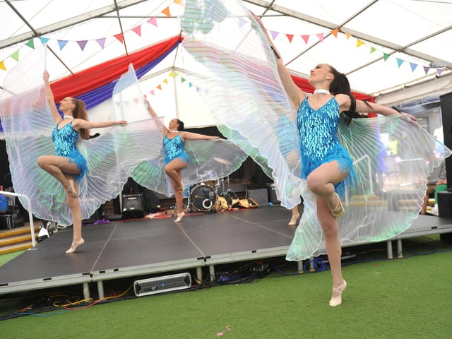 Rotary Rocks event in the Orchards Shopping Centre Haywards Heath, raising money for St Peter and St James's Hospice. Pic Rotary Rocks 24 SR/Submitted picture