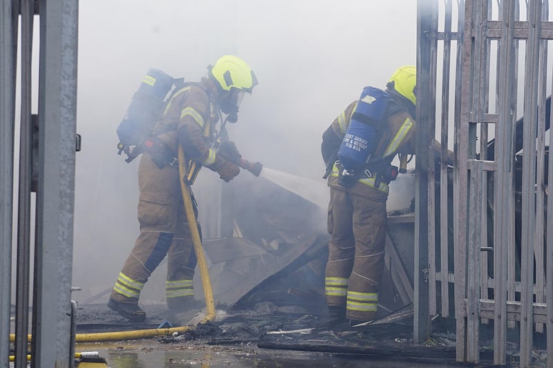 Eastbourne fire: Multiple crews called to incident as thick black smoke ...