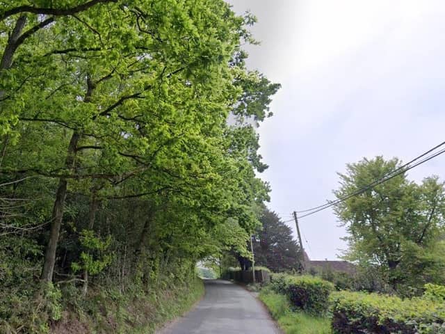 Andy Long, chairman of Warbleton Parish council, said Marklye Lane, Heathfield, is one of the diversion routes that is 'unsuitable' for HGVs. Photo: Google Street View