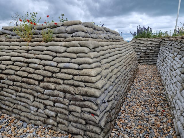 The Lord-Lieutenant of West Sussex, Lady Emma Barnard, has been given a tour of Shoreham Fort and shown the vision for the future before presenting the King's Award for Voluntary Service to the Friends of Shoreham Fort.