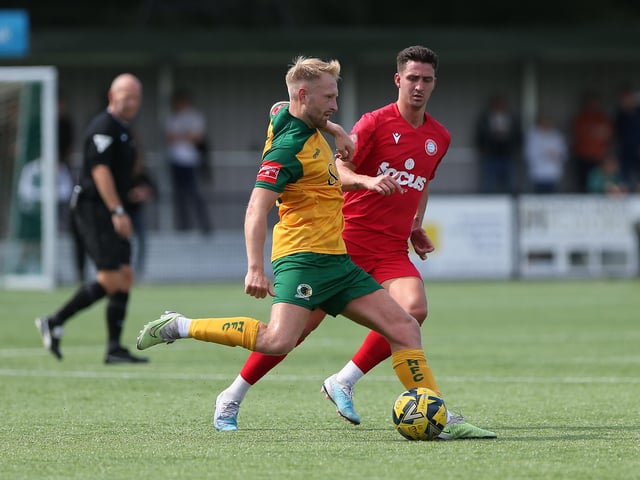 Action from Worthing FC's 3-0 friendly win at Horsham