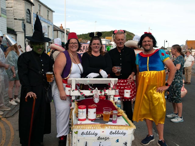 Hastings Old Town Carnival Week 2025: Pram Race. Pic by Frank Copper.