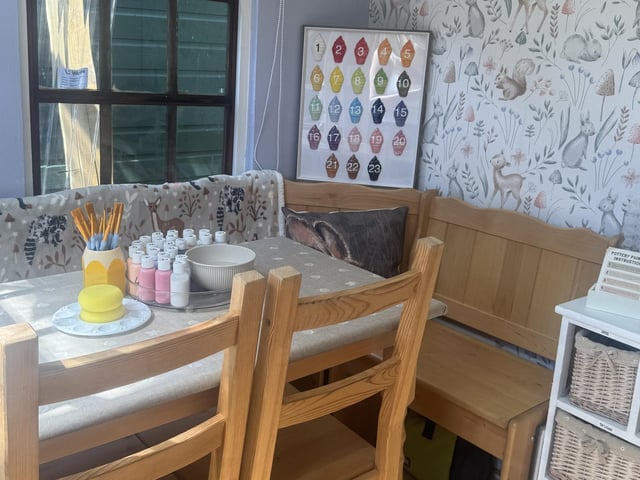 Pottery painting started as part of her recovery, a calming activity that gave Hollie Cheesman the opportunity to focus on the moment