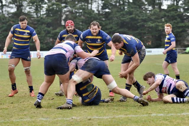 Worthing Raiders get stuck in v Westcombe Park | Picture: Stephen Goodger