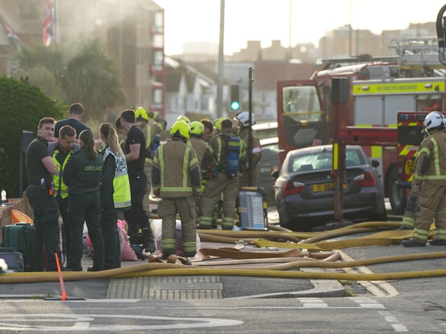 An 86-year-old woman has died in a residential property fire in Sussex.