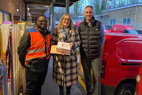 Mid Sussex MP Mims Davies visited the Royal Mail team in Haywards Heath