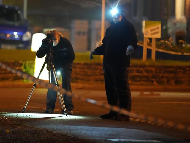 Police and SOCO (Scenes of Crime) officers have been pictured in Littlehampton after reports of a serious incident