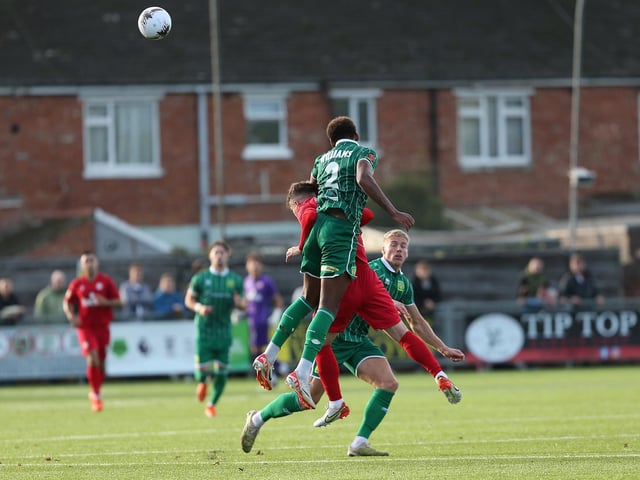 Worthing v Yeovil Town at Woodside Road