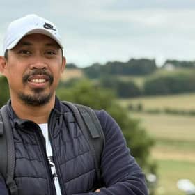 Robert Guanco, 41, died at Big Church Festival near Steyning in August. Photo: GoFundMe