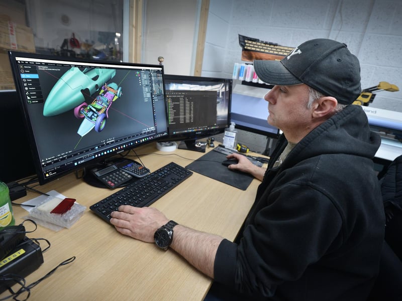 Scale Model Technical Services Ltd in St Leonards celebrates its 40th anniversary.