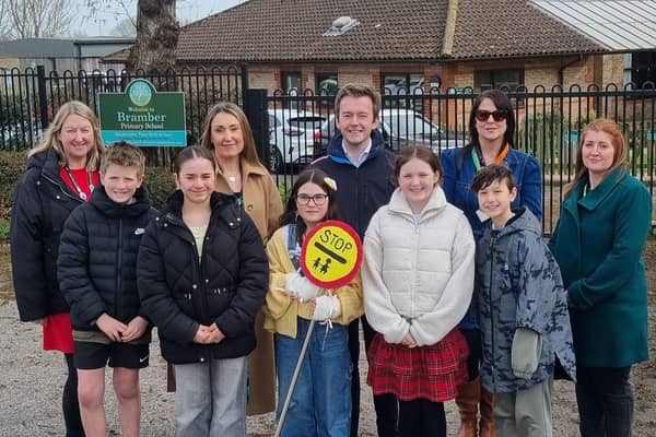 Tom Rutland MP at Bramber Primary School.