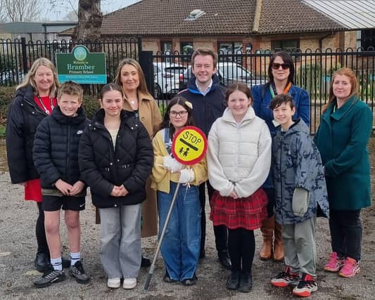 Tom Rutland MP at Bramber Primary School.