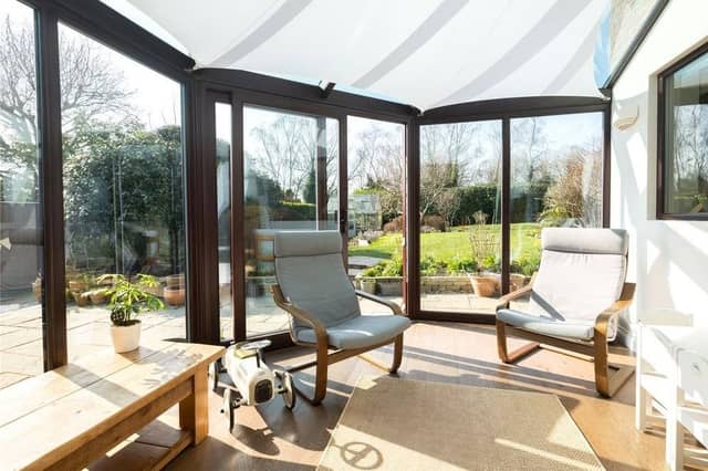There is a beautiful Victorian style orangery